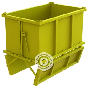 контейнер металлический с откидным дном кг м-310.900