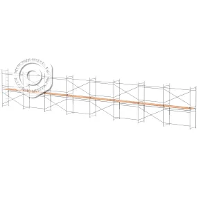 леса рамные строительные лрсп-д 30, 4х24 м (1 ярус под настил)