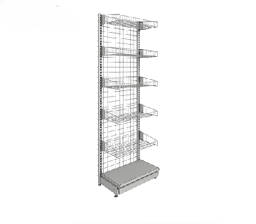 Прикассовые стеллажи